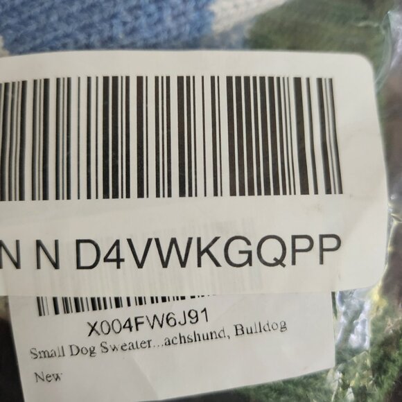 K18  Nwt  Adorable turtleneck warm sweater for your K-9 kid Blue skies - Sz - Xs - Picture 7 of 7